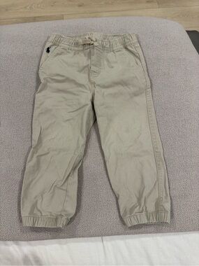 Ralph Lauren Kids Tan Elastic-Waist Joggers